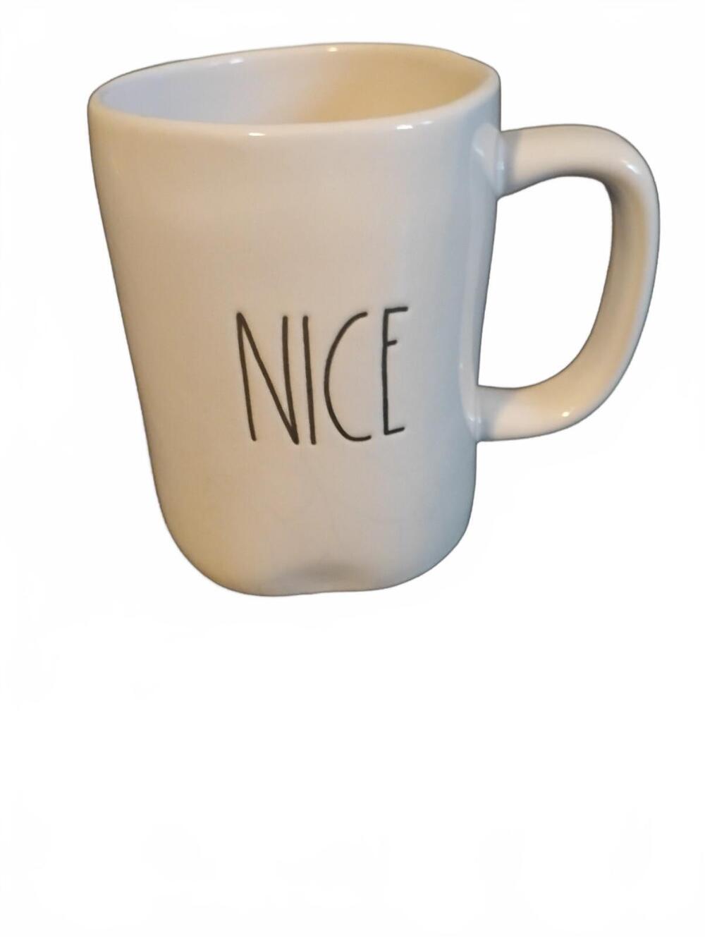 Rae Dunn Artisan Collection 'Nice' Ceramic Coffee Mug